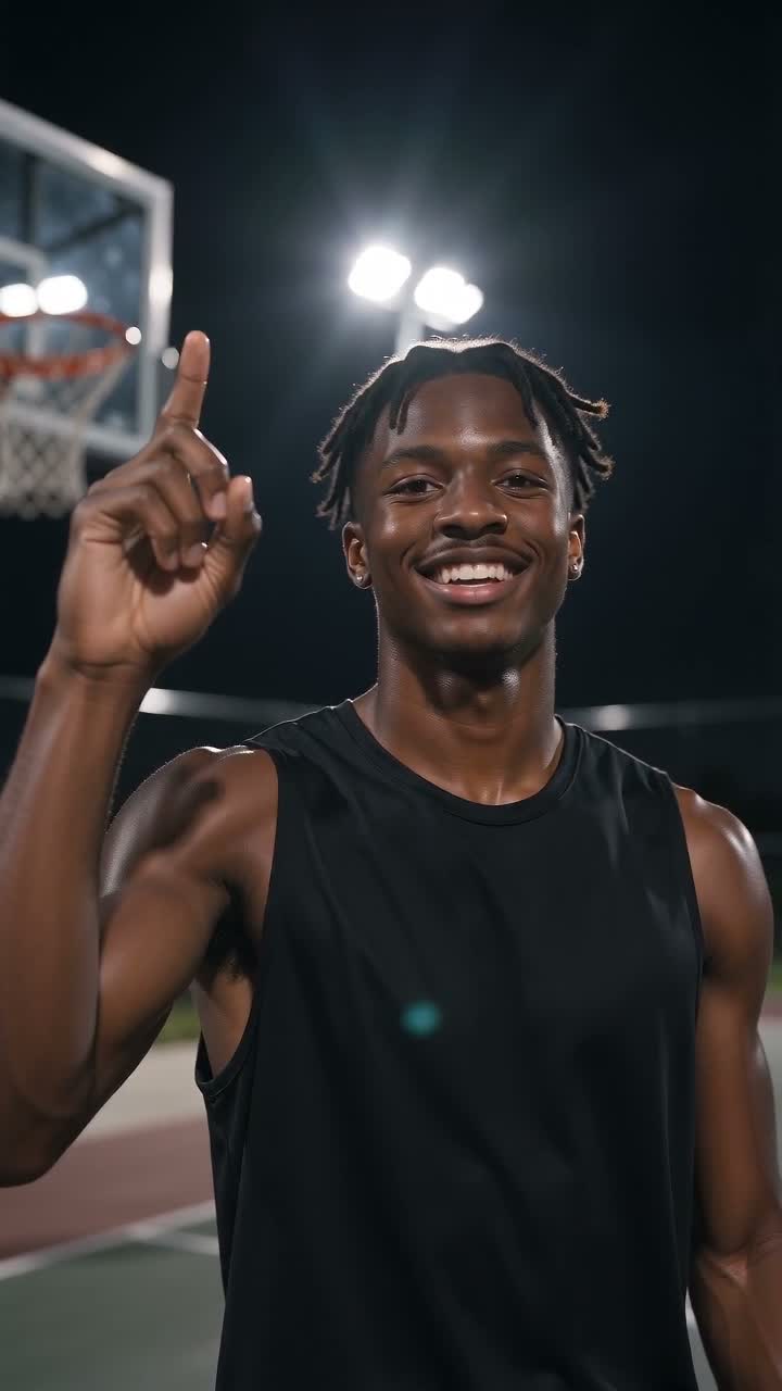 Middle Finger Dunk AI sample video frame