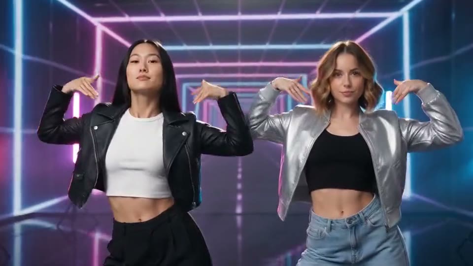 NEON AI Dance sample video frame