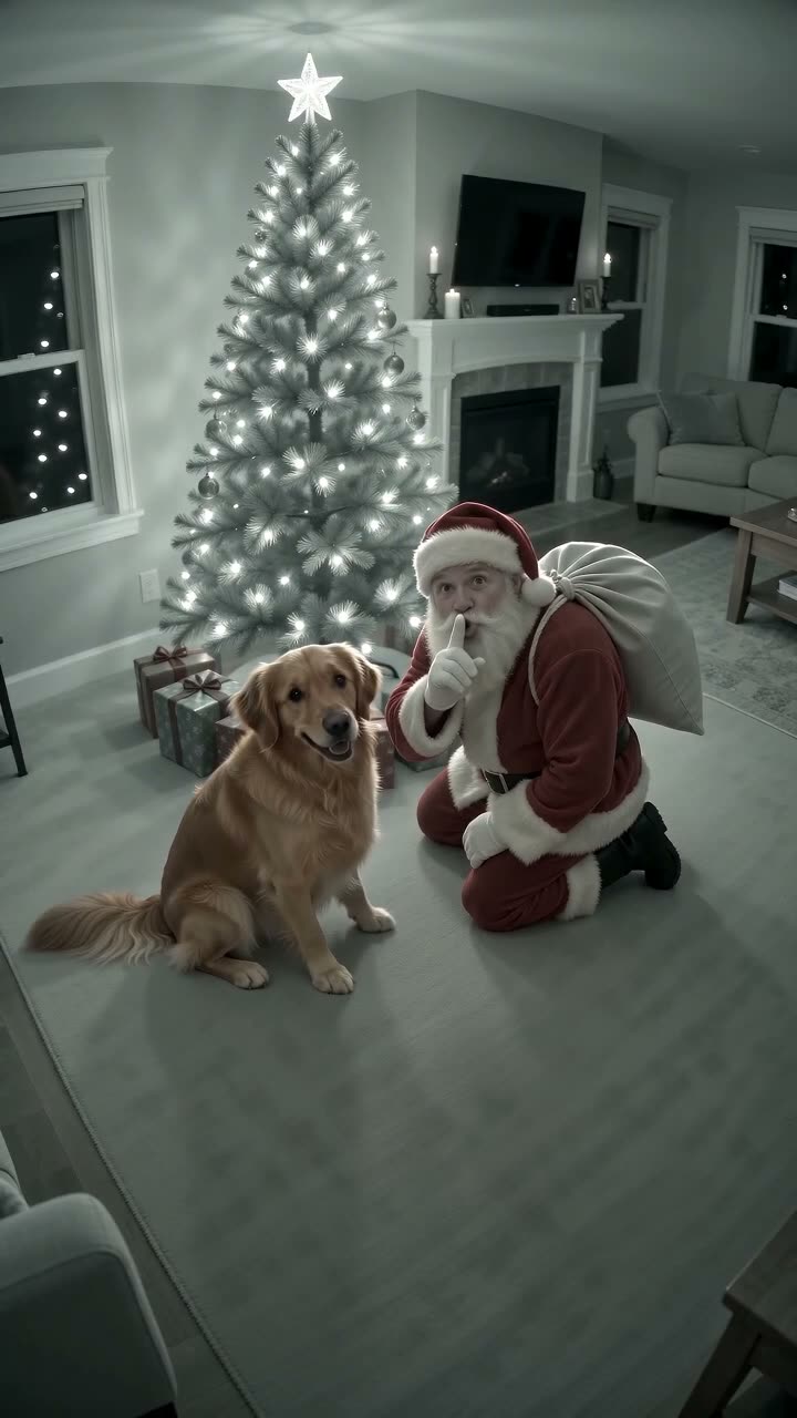 Personalized Santa Video sample video frame